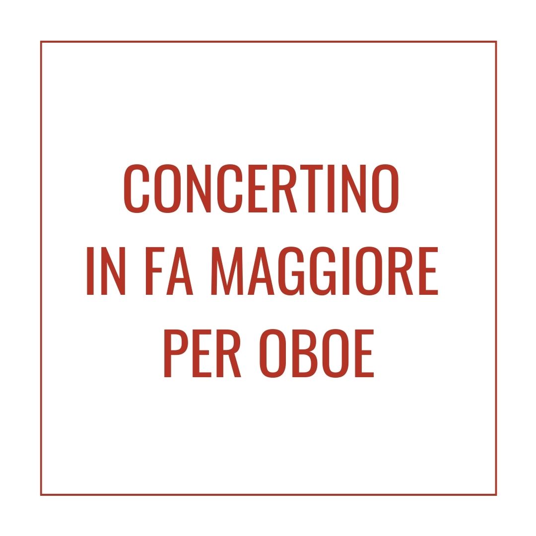 Concertino in Fa maggiore per oboe-image