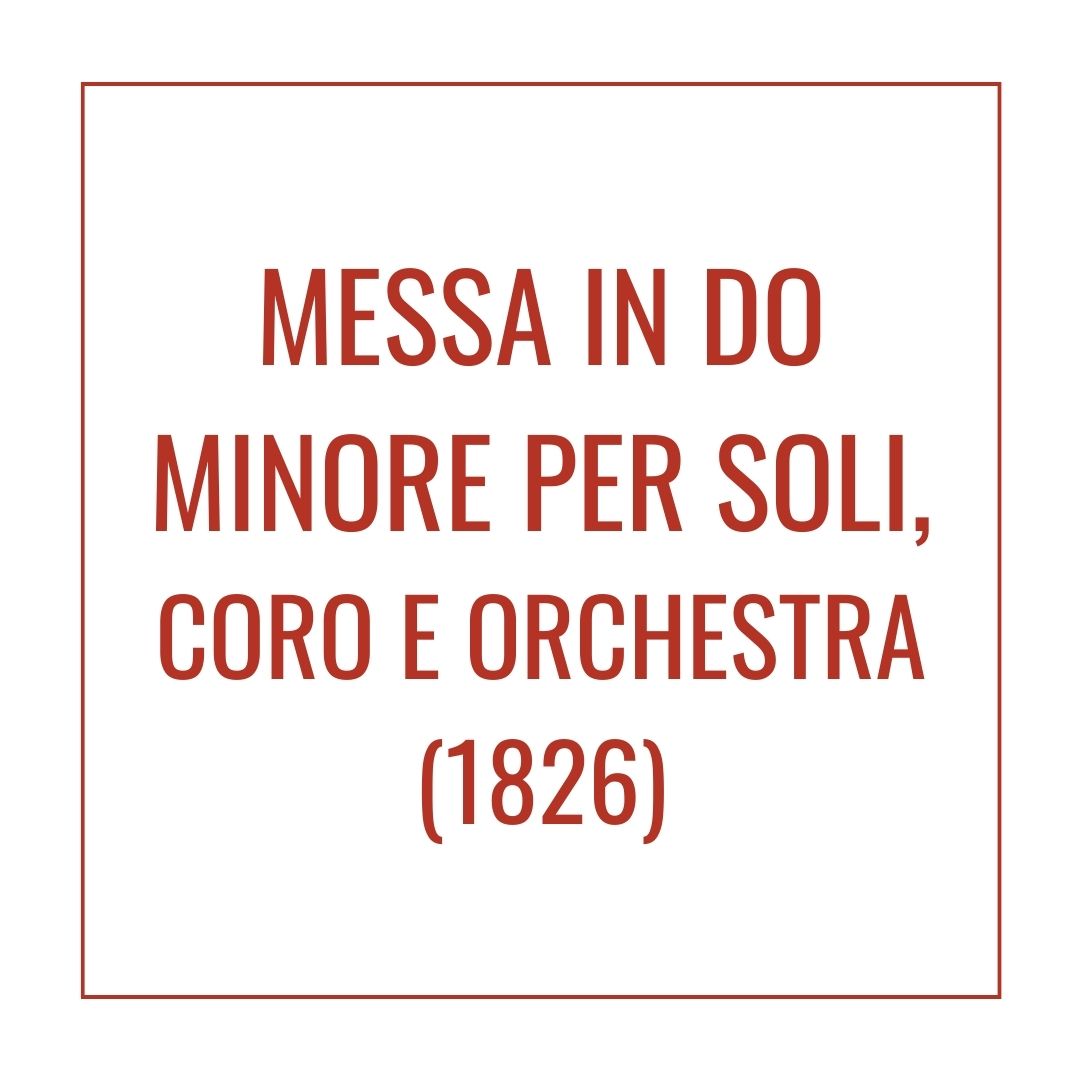 Messa in Do minore per soli, coro e orchestra (1826)-image