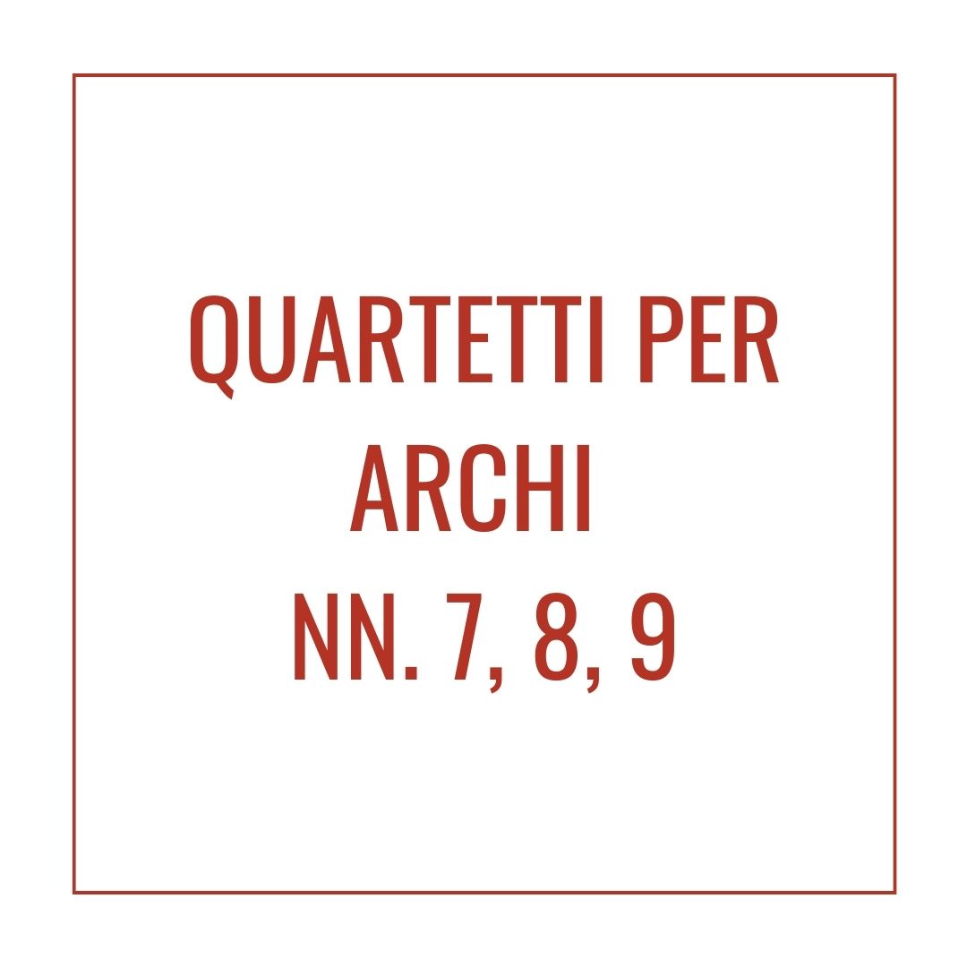 Quartetti per archi nn. 7, 8, 9-image